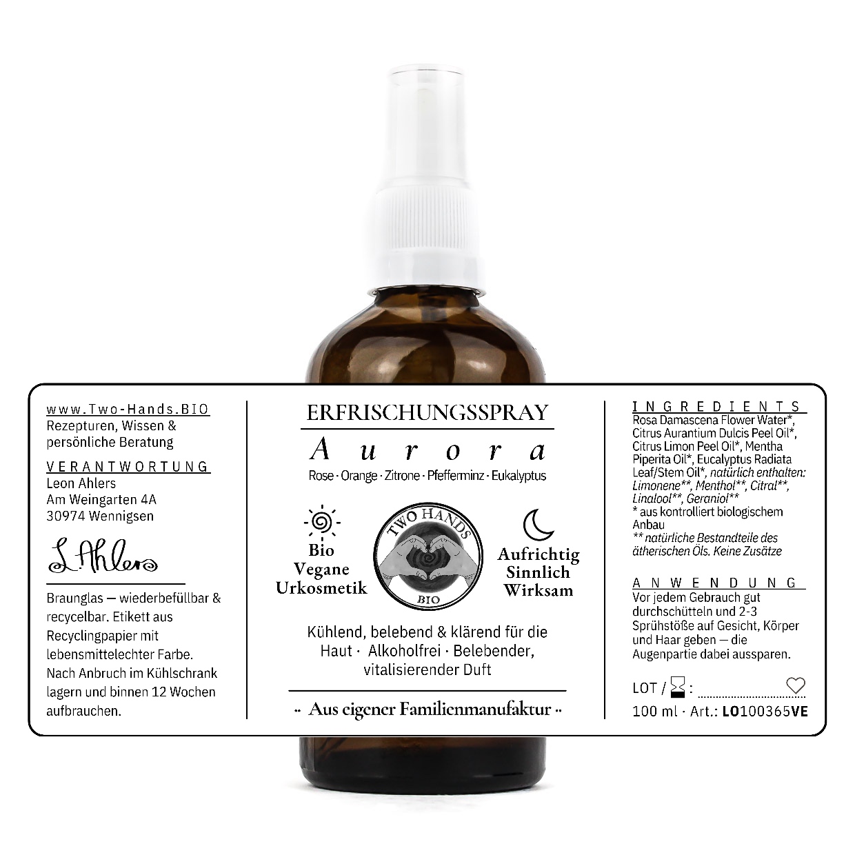Erfrischungsspray Aurora — Foto 2