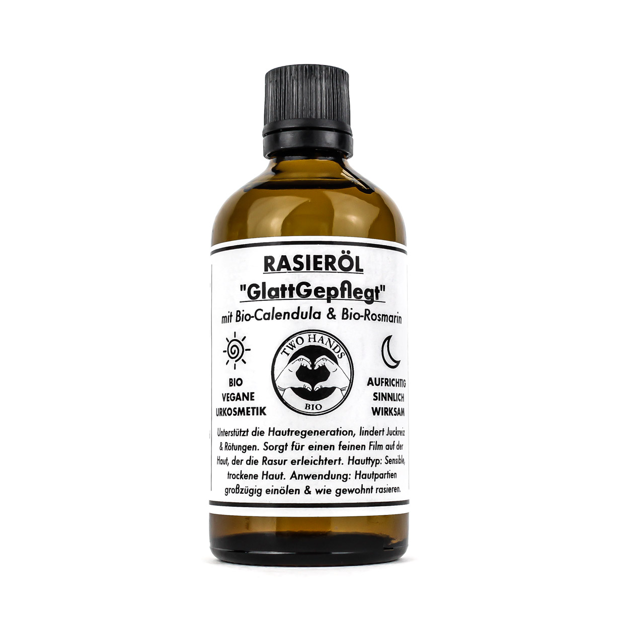 Rasieröl “GlattGepflegt“ mit Bio-Calendula & Bio-Rosmarin - Bio Vegan