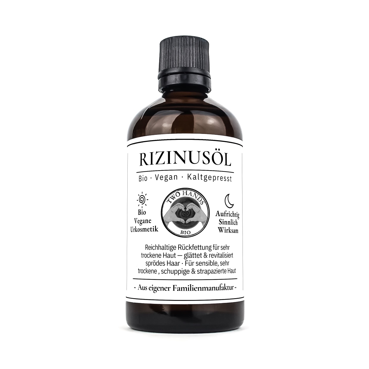 Rizinusöl - Bio - Vegan - Kaltgepresst - 100 ml