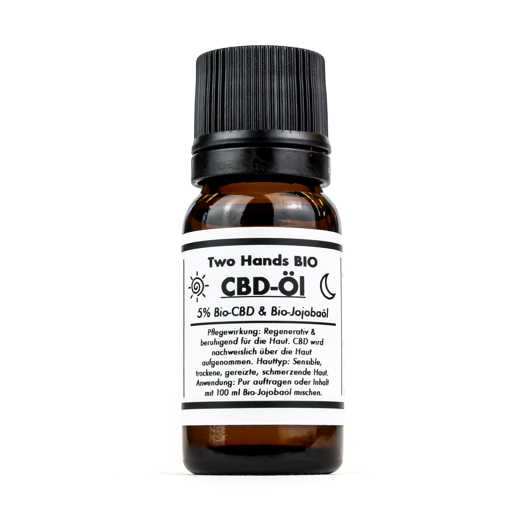 CBD-ÖL mit Bio-CBD & Bio-Jojobaöl - 5% CBD - Bio Vegan
