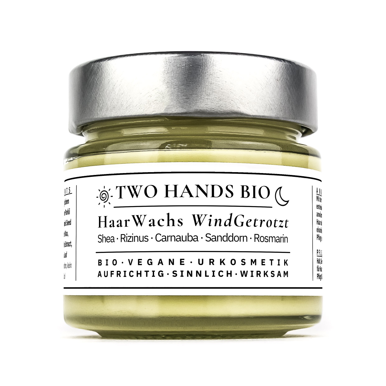 Haarwachs „WindGetrotzt“ mit Bio-Sanddorn & Bio-Rosmarin - Bartwachs - Bio Vegan