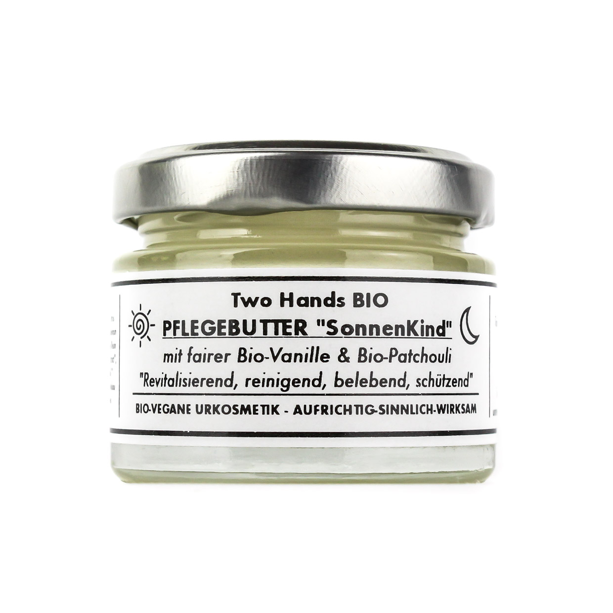 PflegeButter „SonnenKind“ mit fairer Bio-Vanille & Bio-Patchouli - Bio Vegan