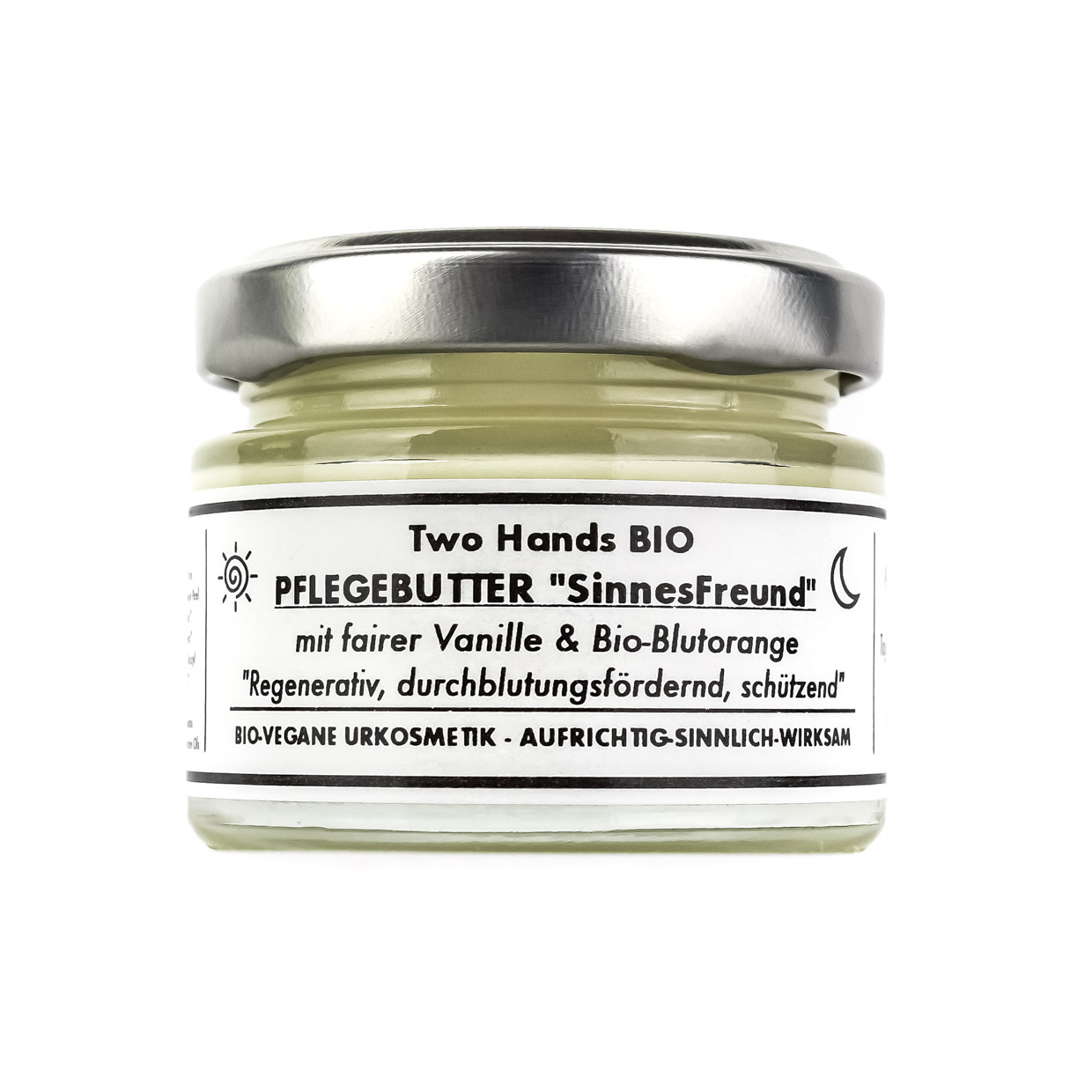PflegeButter „SinnesFreund“ mit fairer Bio-Vanille & Bio-Blutorange - Bio Vegan