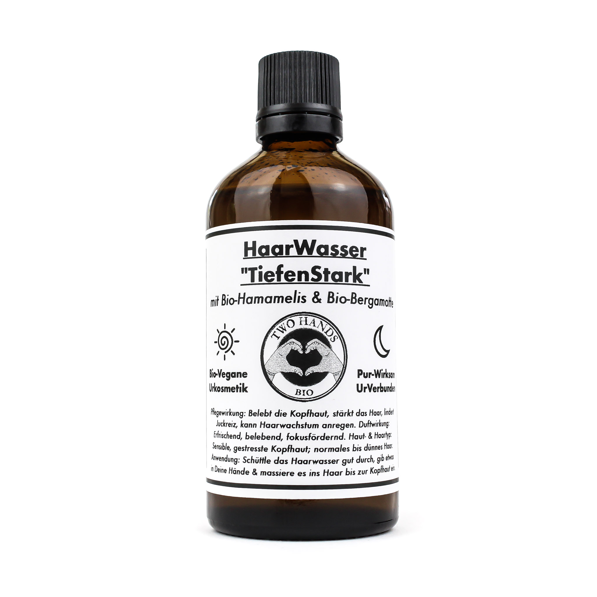 Haarwasser „TiefenStark“ mit Bio-Hamamelis & Bio-Bergamotte - Bio Vegan