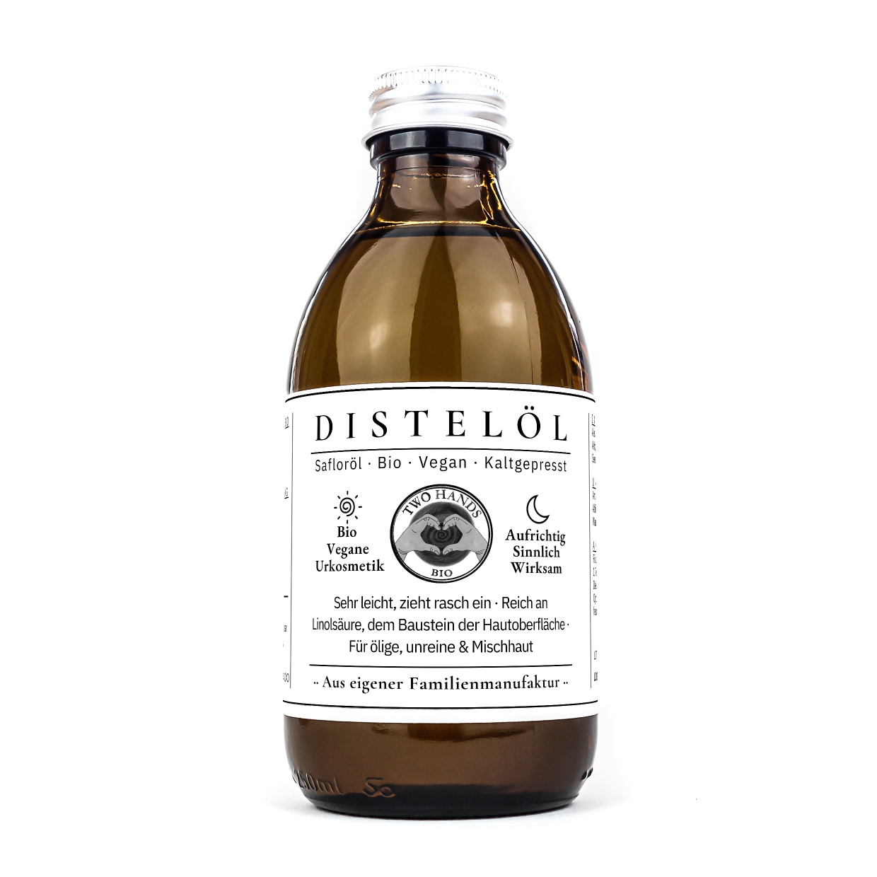 Distelöl, 250 ml in Braunglasflasche mit Aluminiumdeckel