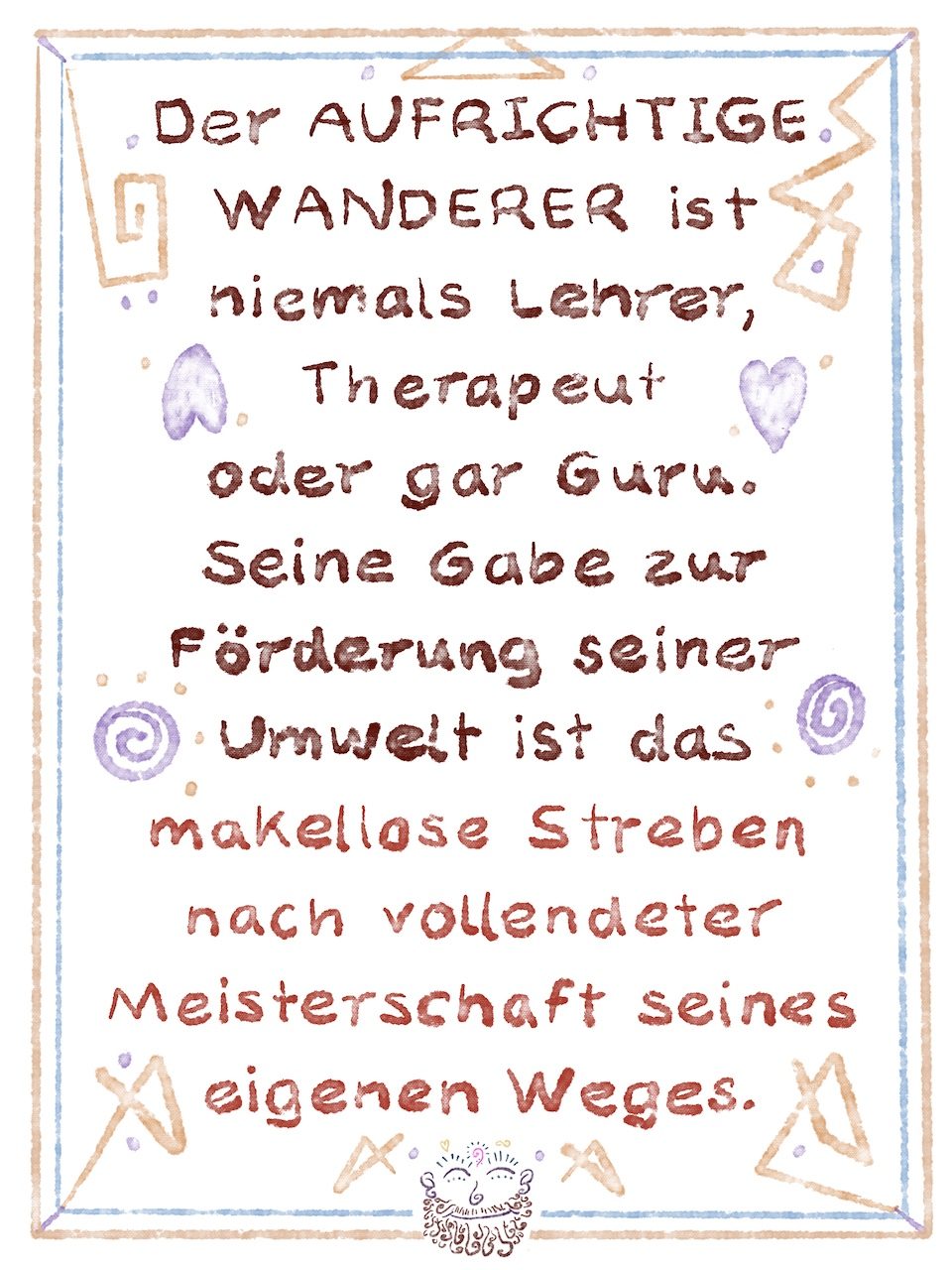 Wegweiser Meisterschaft Aufrichtiger Wanderer