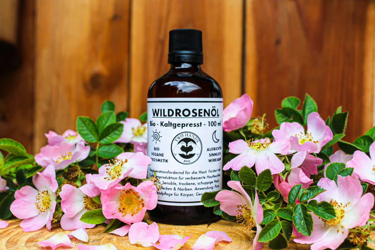 Wildrosenöl - Bio - Vegan - Kaltgepresst - Hagebuttenkernöl - 100 ml