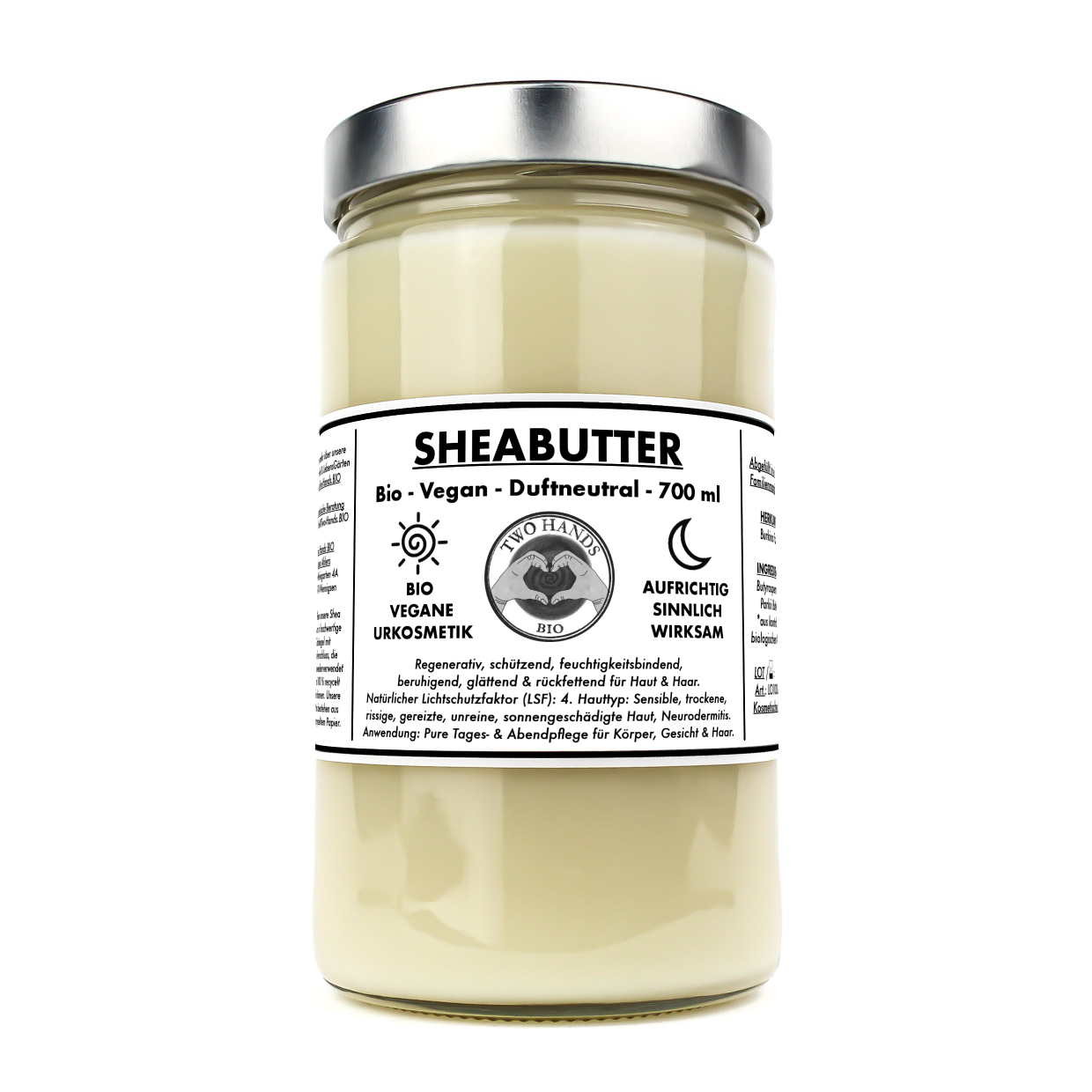 Sheabutter - Bio - Vegan - Fair Trade - Extra Cremig - 700 ml