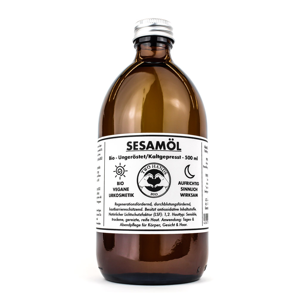 Sesamöl - Bio - Vegan - Kaltgepresst - 500 ml